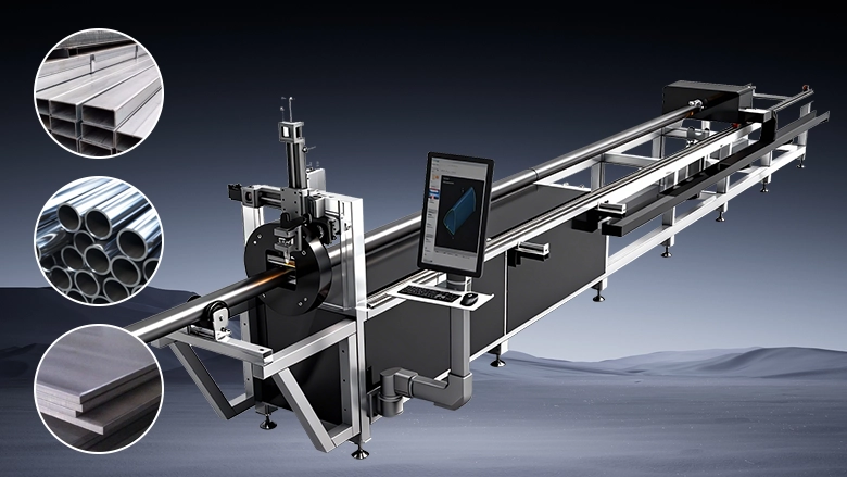 Laser Cutting Machine (Square TubesRound TubesSheet Metal)