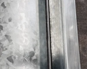 Galvanized steel lap welding
