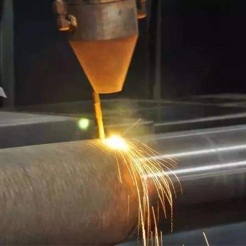 Laser rust removal effect demonstration