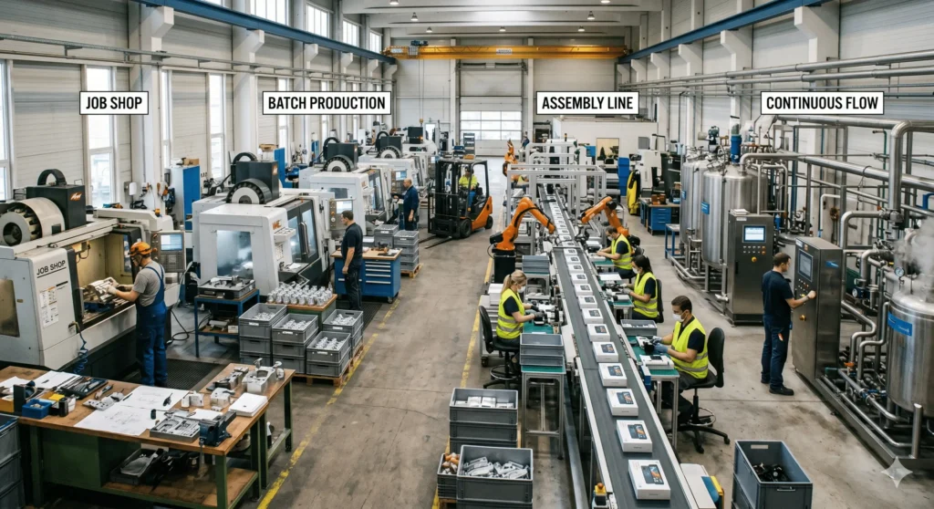 Kontinuierliche Produktionslinien