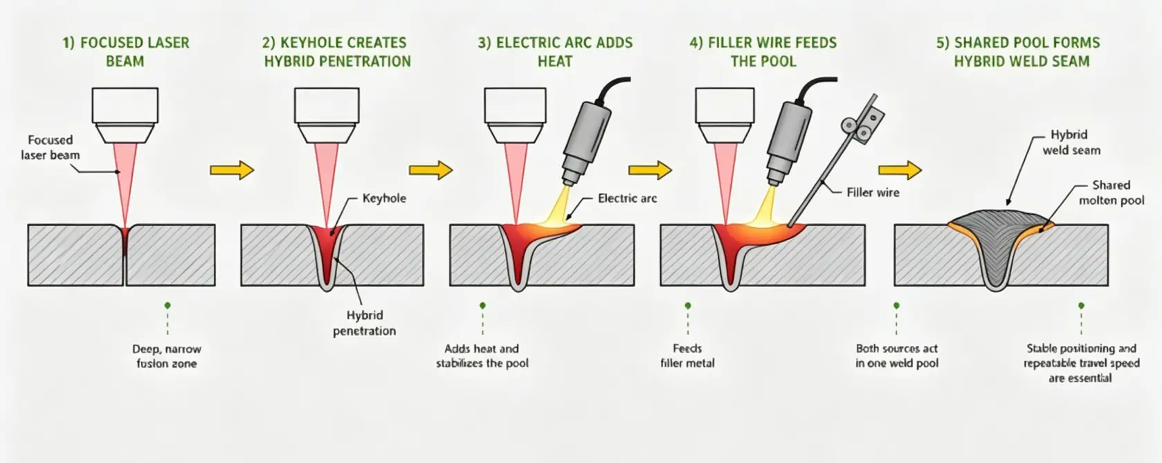 Hàn laser có thể lấp đầy các khe hở không?