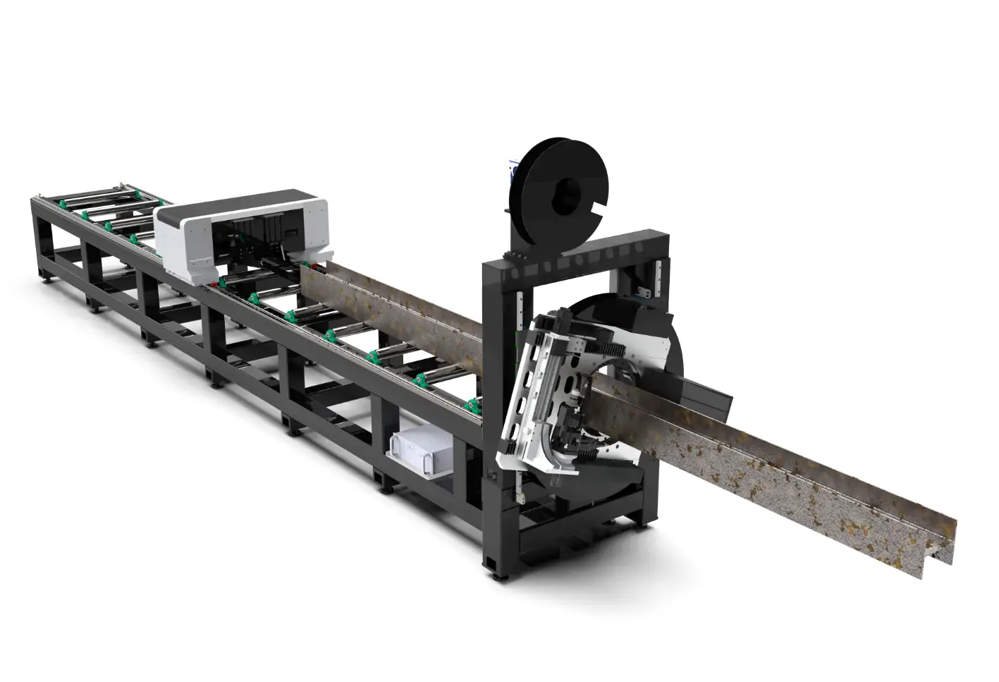 Laserschneidmaschine für Metallrohre
