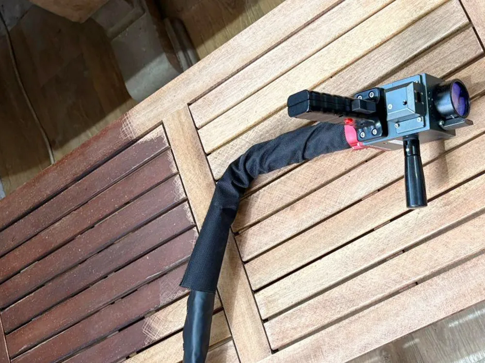 Laser Cleaning of Wood